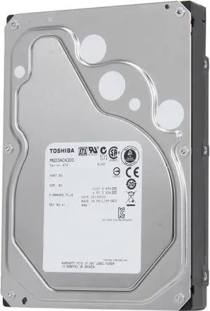 TOSHIBA 4TB 7200 RPM 3.5
