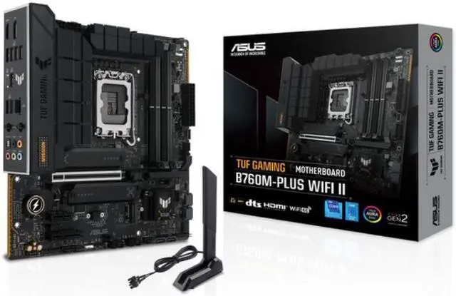 TUF GAMING B760M-PLUS WIFI II Intel B760 LGA 1700 mATX motherboard