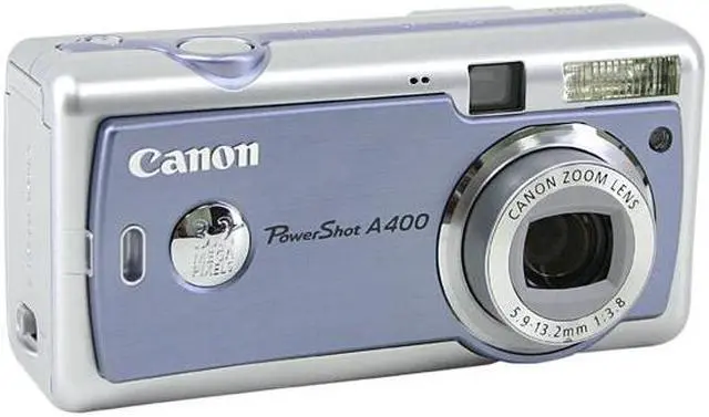 Canon PowerShot A400 Sky Blue 3.2MP Digital Camera - Newegg.com