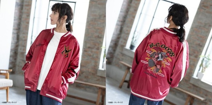 ガンダム」ファースト＆逆シャアの大胆な刺繍デザインが際立つ！45周年