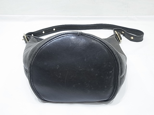 OLD COACH オールド コーチ バケツ タイプ レザー ショルダー バッグ