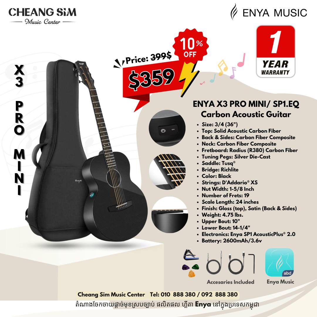 Enya X3 Pro Mini Carbon - Cheang Sim Center
