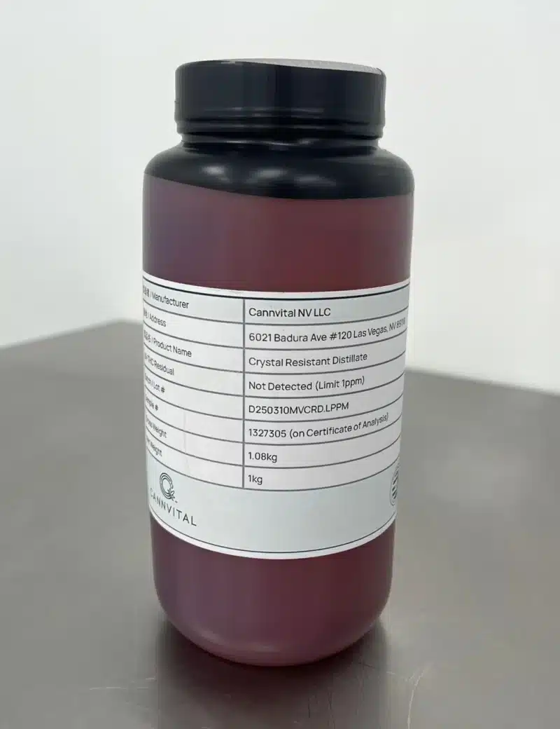 CRD CBD 原料｜Crystal Resistant Distillate｜最高品質