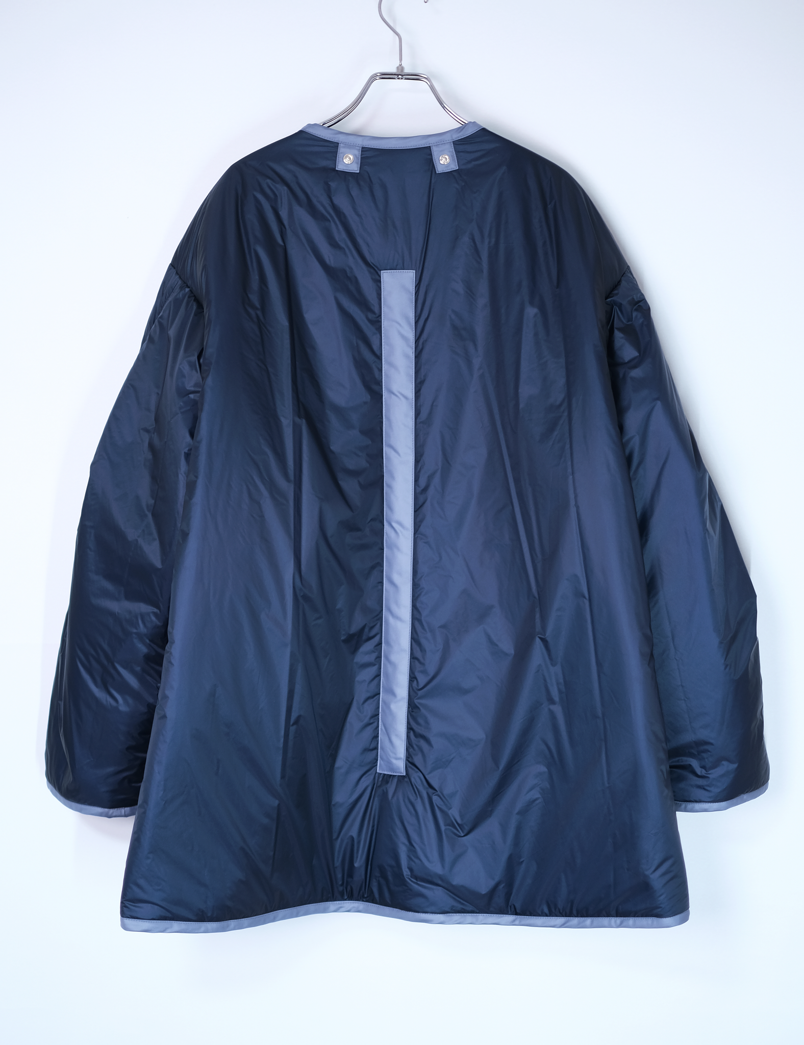 RESTOCK] ｼｪﾙﾀｰｺｰﾄ:long model / ｽﾚｰﾄﾌﾞﾙｰ – chloma - official web store