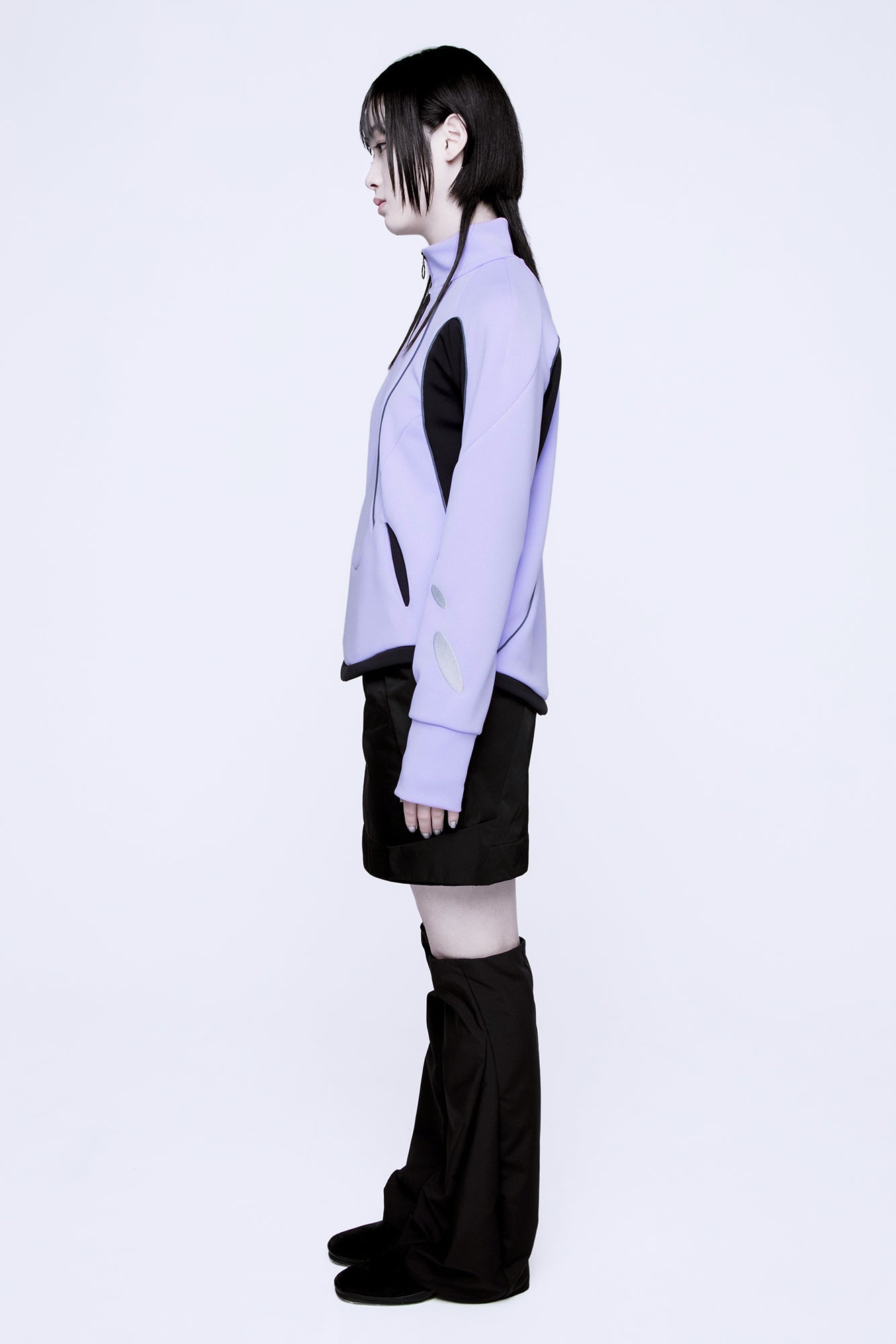 ｺｸﾋﾟｯﾄｼﾞｬｰｼﾞ / ﾊﾟｰﾌﾟﾙ×ﾌﾞﾗｯｸ – chloma - official web store