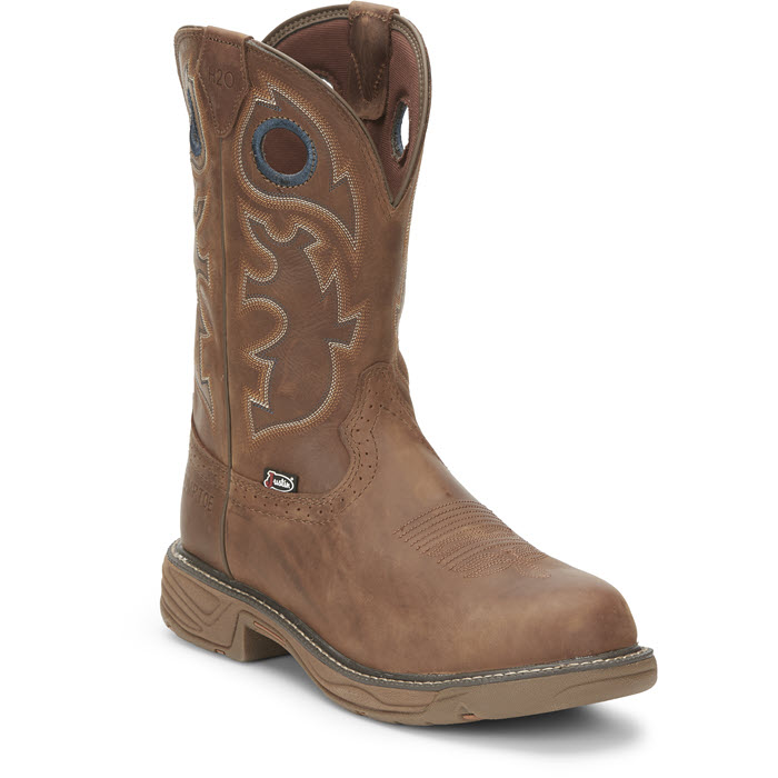 JUSTIN STAMPEDE RUSH MEN'S WORK COMP TOE PULL ON BOOT-SE4334