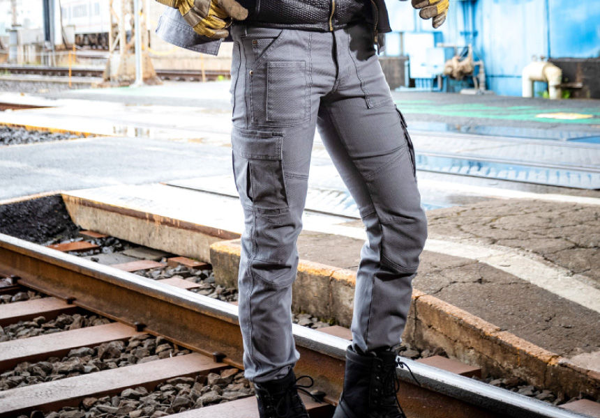 8056 ドビースリムストレッチ・カーゴパンツ | CUC・ CHUSAN WORKWEAR