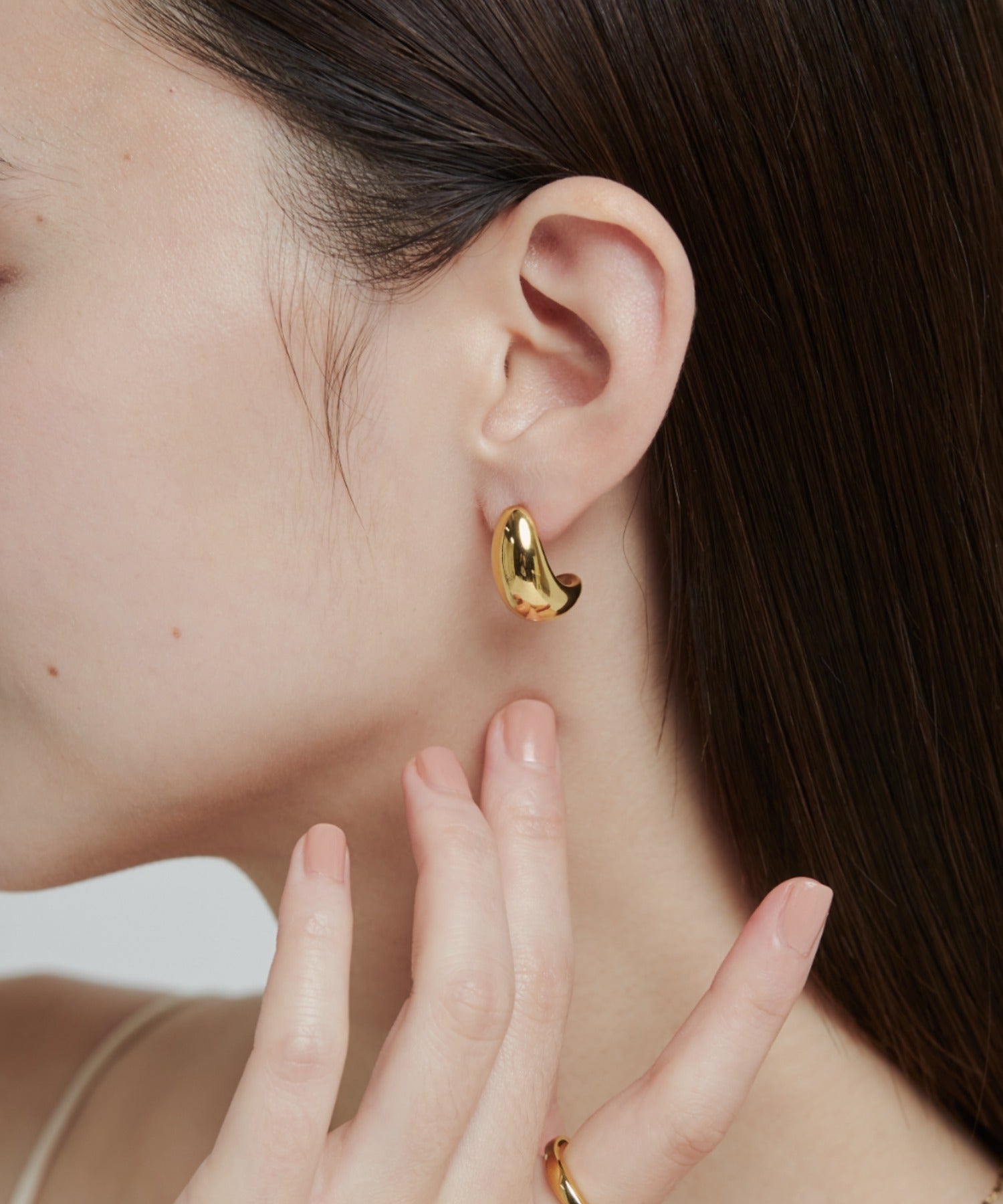 金属アレルギー対応 】 ぷっくりピアス サージカルステンレス (両耳用