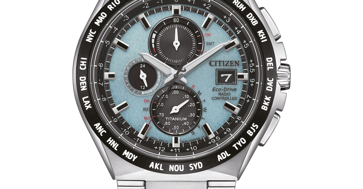 AT8238-84M Male Super Titanium ™ lightblue ⌀ 43.5mm Citizen