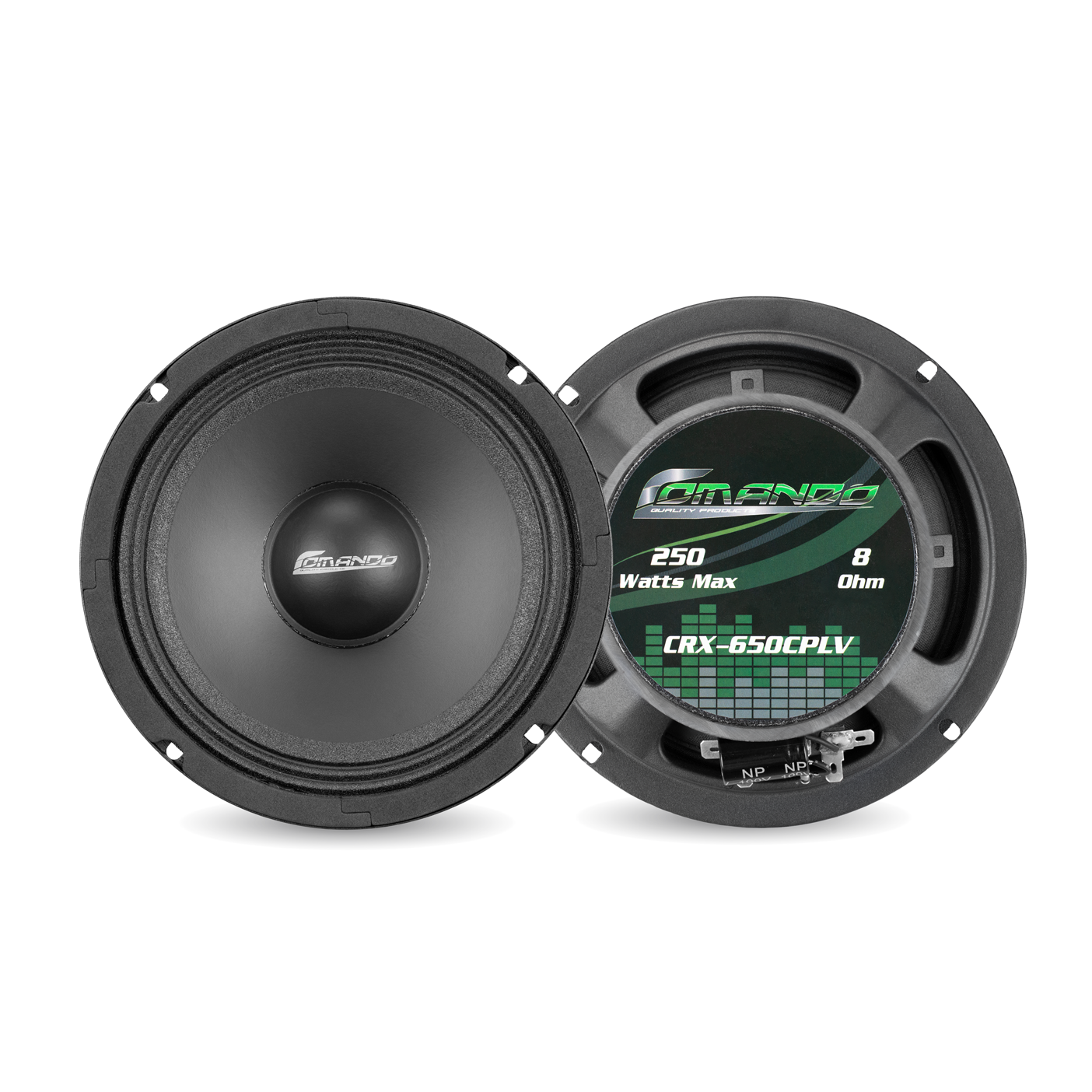 CRX-650CPLV | 6.5'' 250W MAX. | COIL 8Ω – Comando Audio Inc.