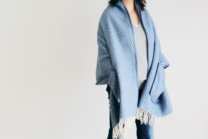 LAPUAN KANKURIT ラプアンカンクリ｜ポケットショール IIDA COMFOTA