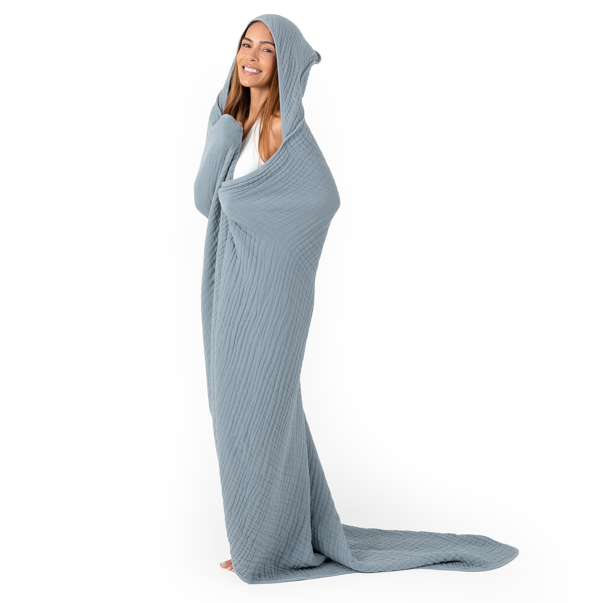 Adult Muslin Hooded Towel – Comfy Cubs