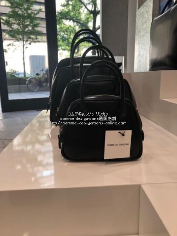 コムデギャルソン吉田カバン 台形型 青山店限定ハンドバッグ-黒