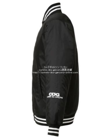 コムデギャルソンCDG 中綿入りバーシティジャケット-スタジャン