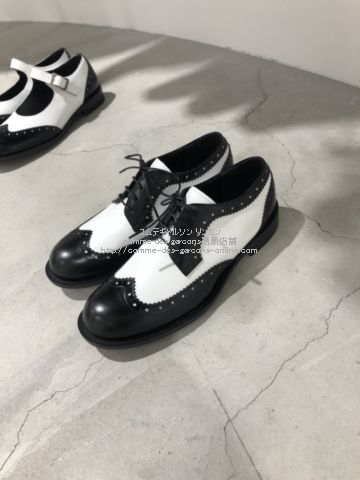 コムコム オックスフォード-レザーシューズ-外羽式-2022AW