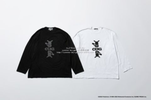 コムデギャルソンCDG×Pokémon(ポケモン)長袖Tシャツ・オーバーサイズ