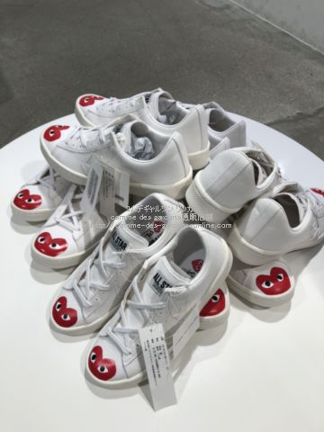プレイ コムデギャルソン コンバース プロレザー日本限定-Play CDG