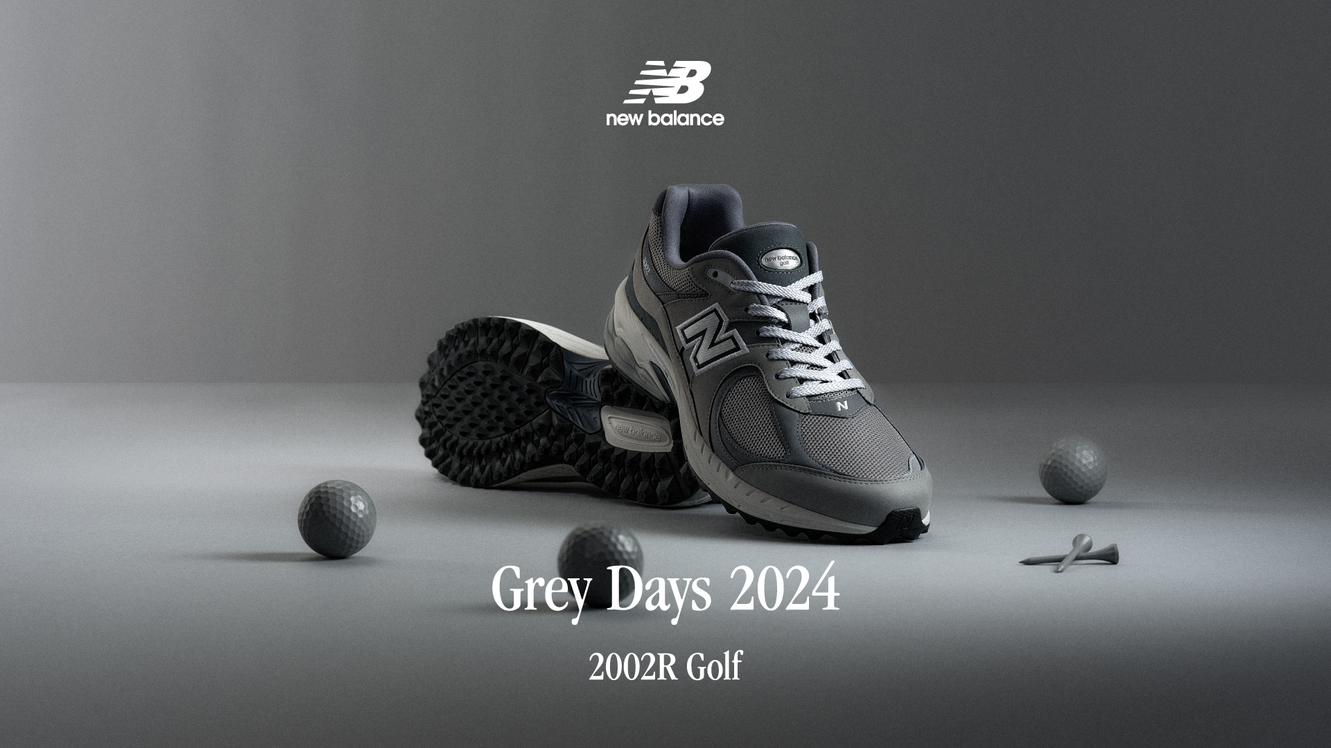 NB公式 - ニュースリリース - 人気の「2002R」がゴルフシューズへ Grey