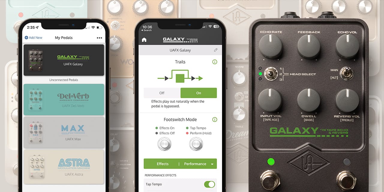 Universal Audio UAFX Galaxy '74 Tape Echo & Reverb Pedal | Sesçi Baba