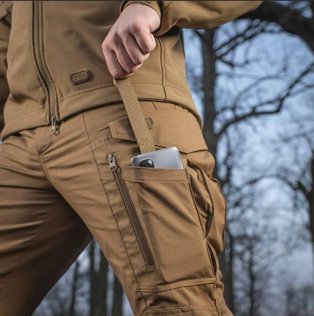 Тактичні чоловічі штани M-TAC CONQUISTADOR GEN.I FLEX COYOTE BROWN