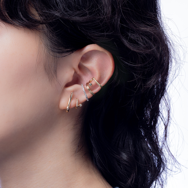 Short SPEAR ピアス / ラピスラズリ