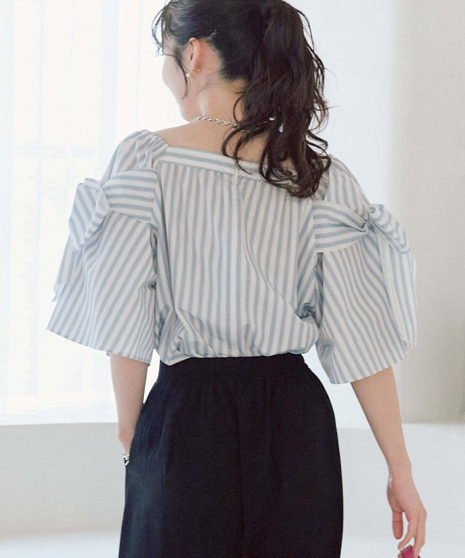 off shoulder&ribbom 大人可愛くオンナ っぽ | La boutique BonBon