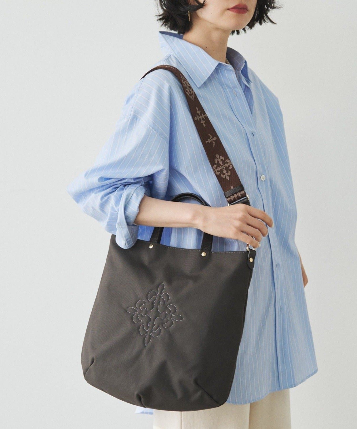 ♡極美品♡ russet ラシット　ショルダーバック　トートバック　2way ナイロン2WAYトートバッグ （トートバッグ）｜russet / ラシット