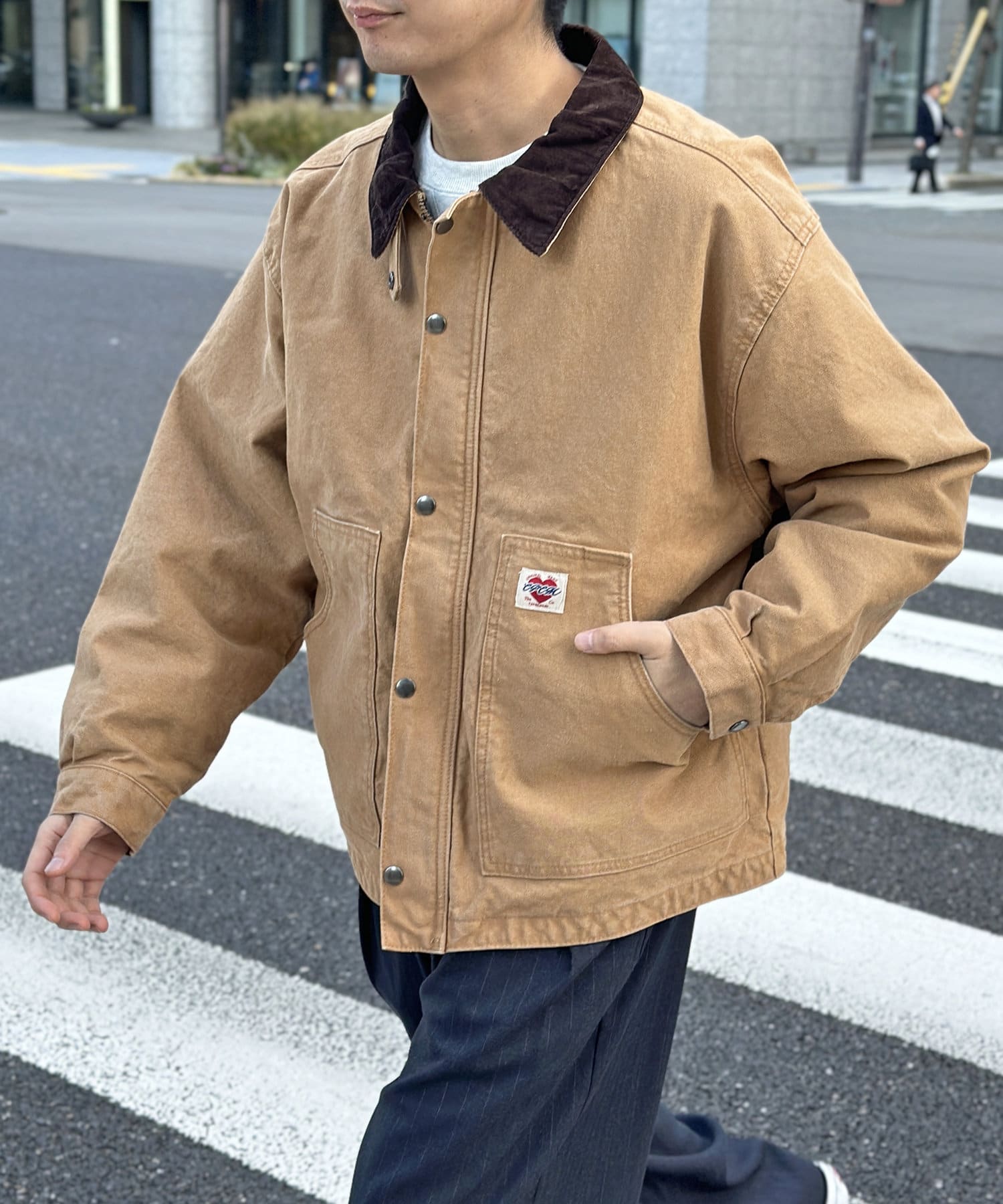 コーデュロイ襟ワークジャケット | CPCM(シーピーシーエム)レディース
