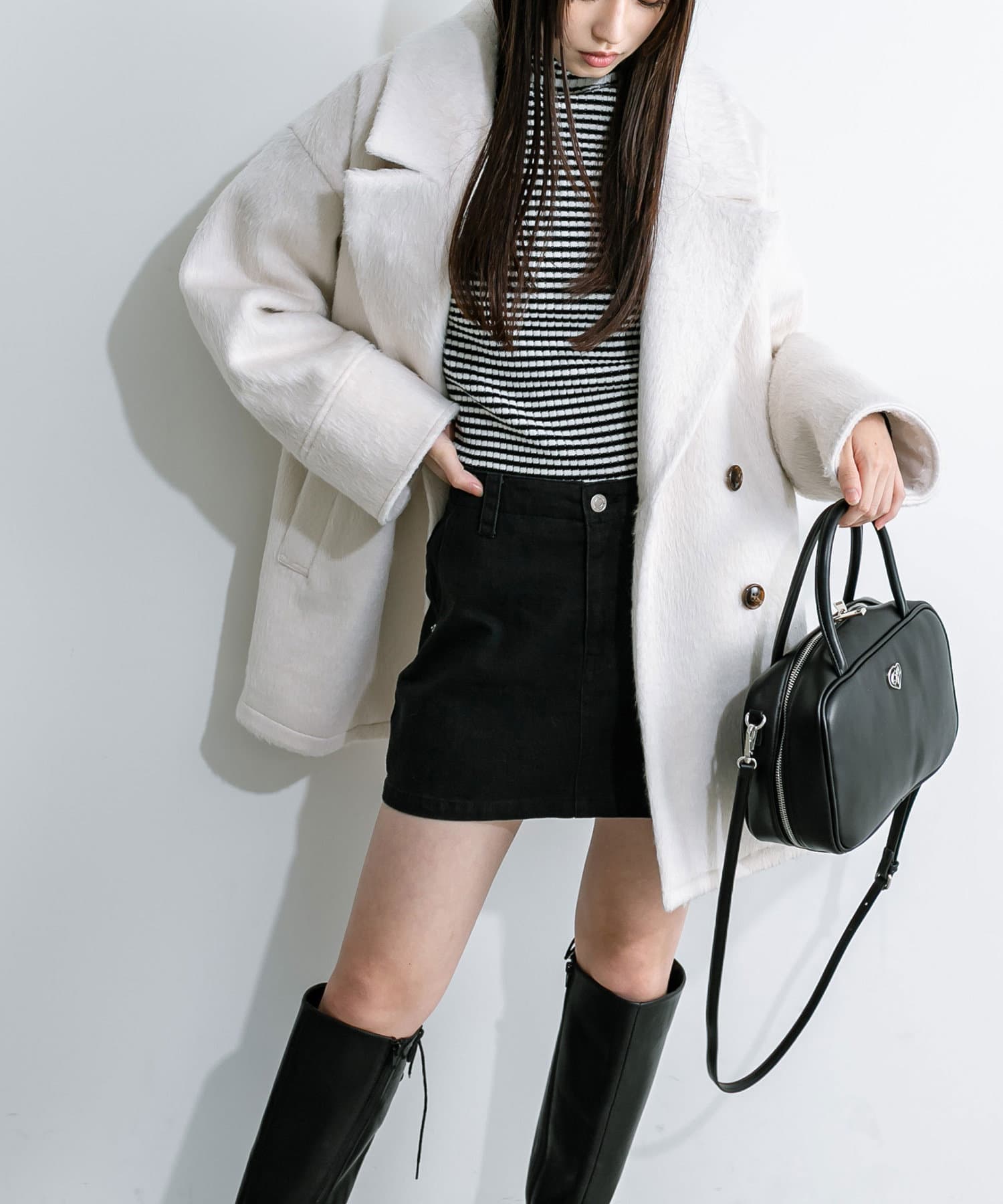 ふわふわシャギーコクーンコート | OLIVE des OLIVE(オリーブ デ