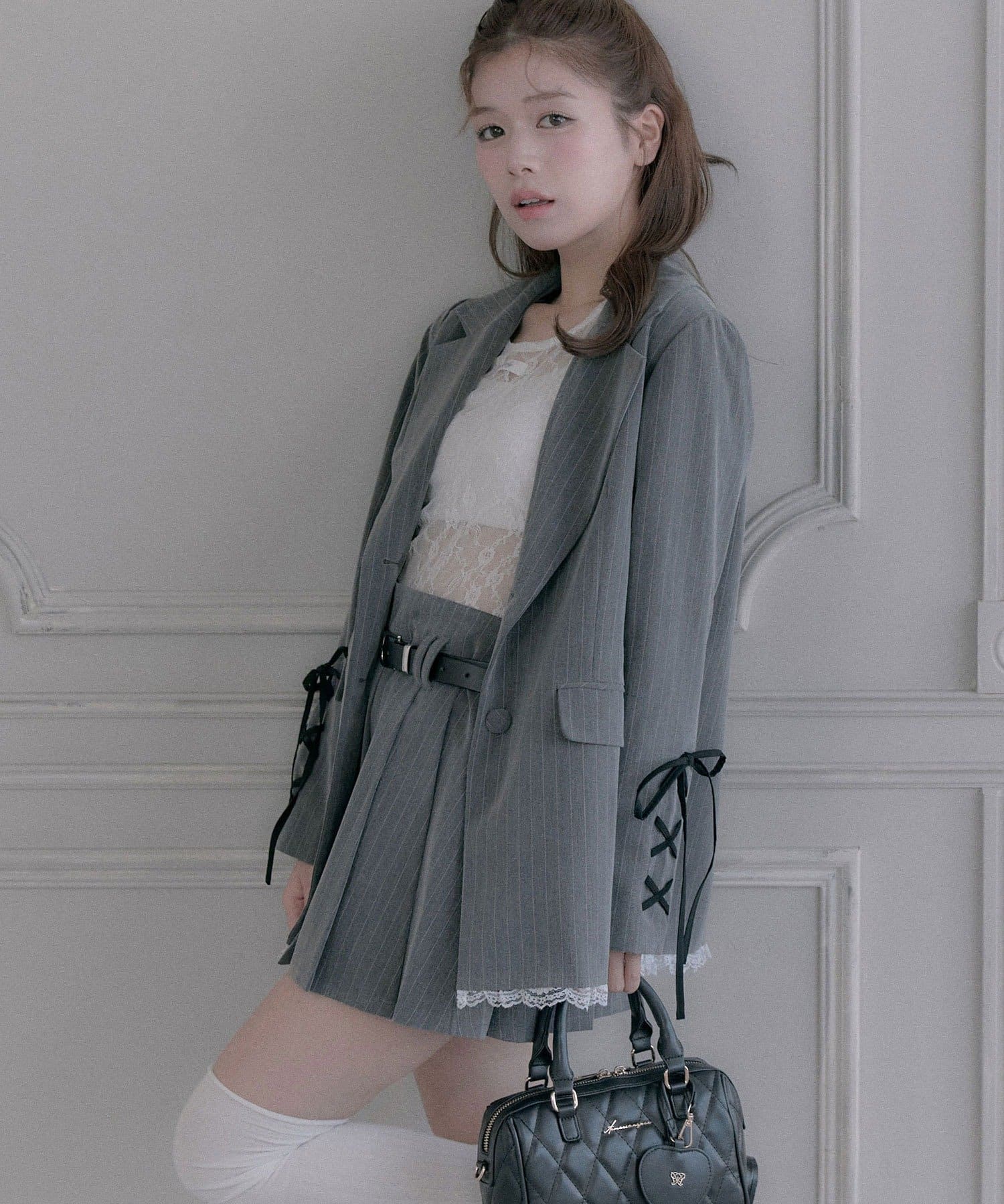 PinSucreCollection】レースアップテーラードジャケット | OLIVE des
