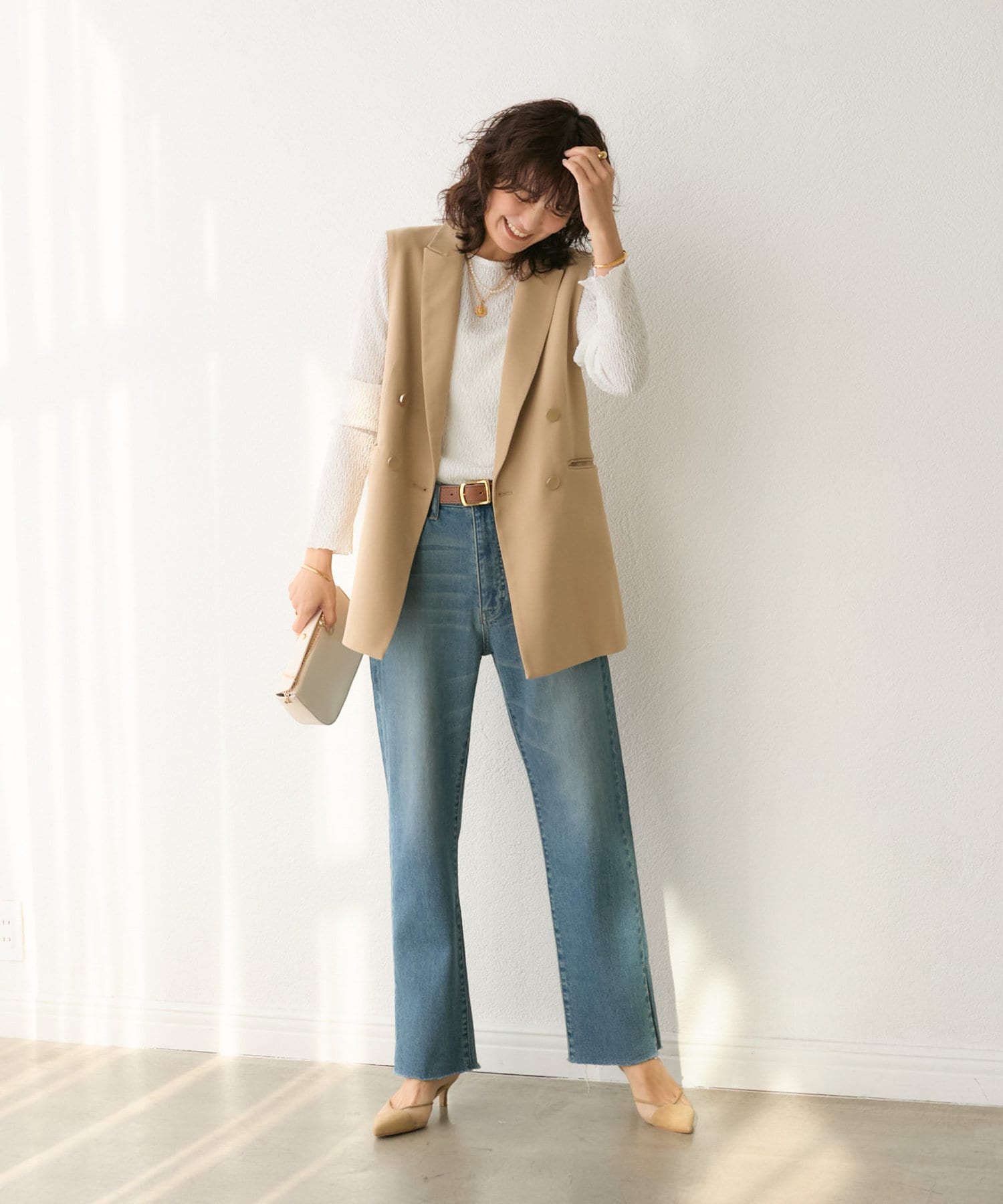 新色登場】【MONN.:. （モン）】stretch slitDENIM | RIVE DROITE