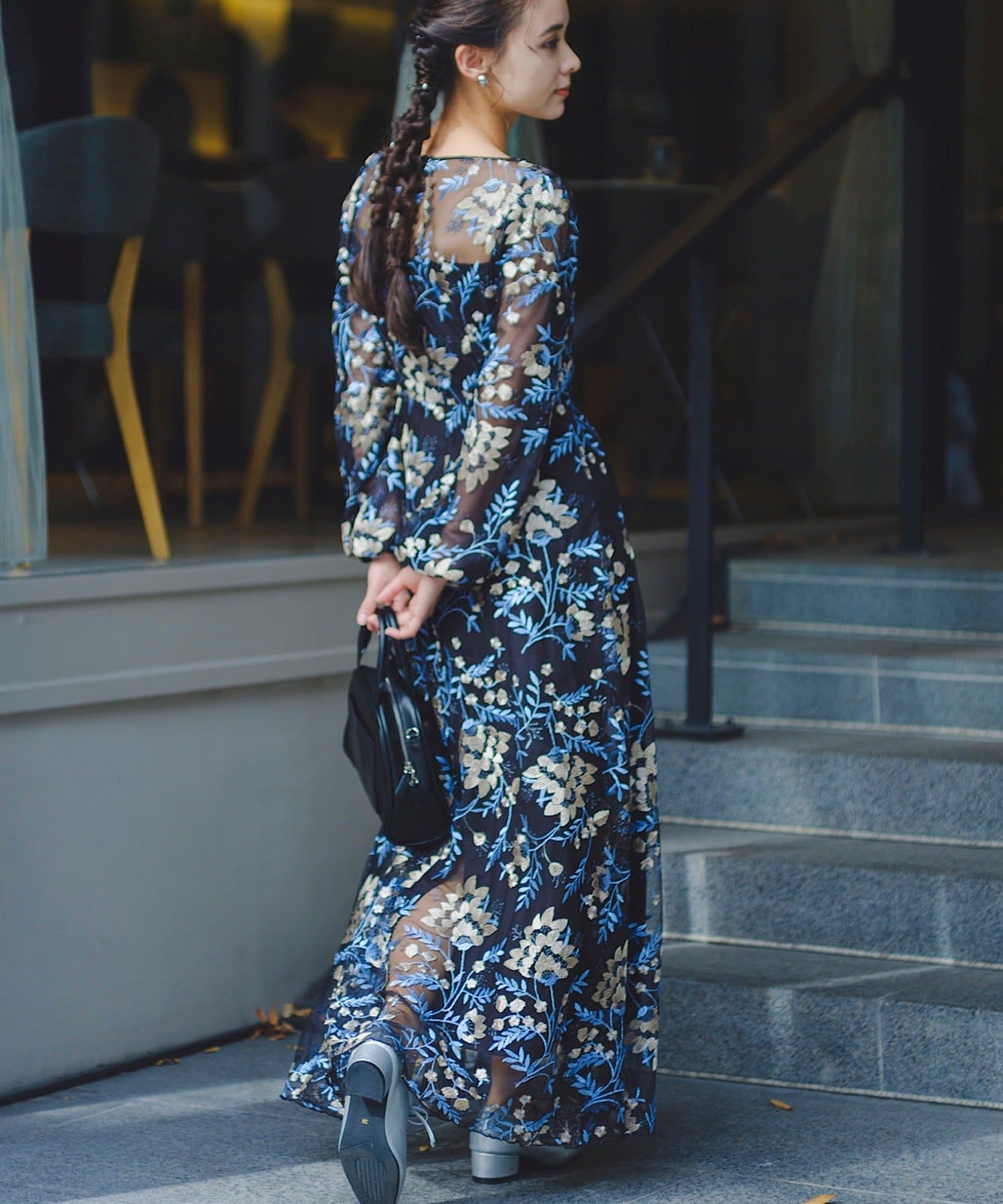 結婚式/オケージョンドレス】embroidery organdy dress | Kastane
