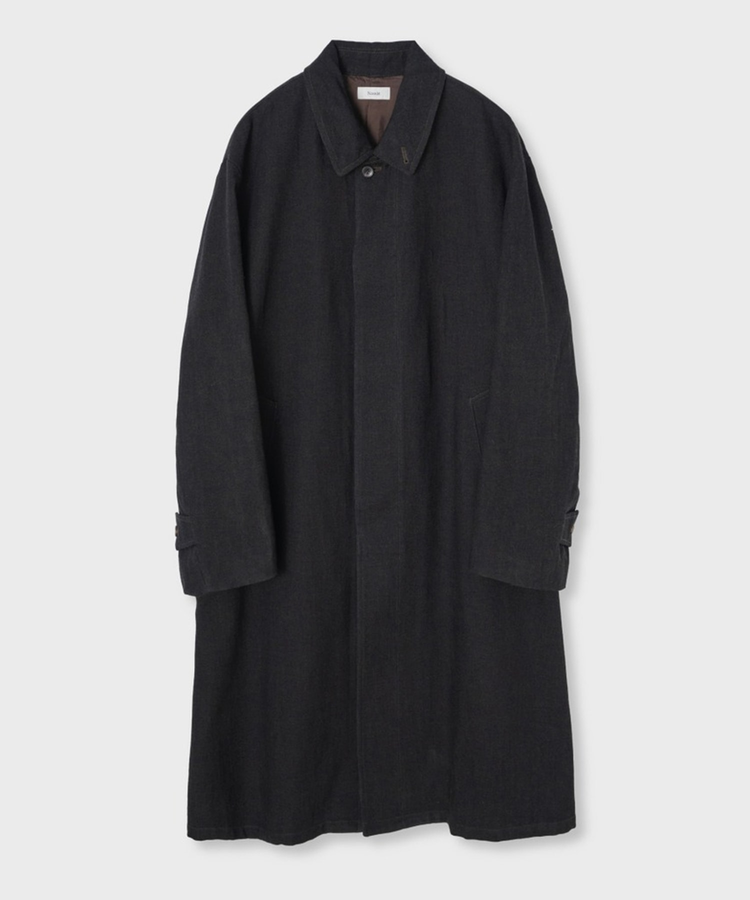 COTTON WOOL Soutien Collar Coat(2 DARK BROWN): Nomat: MENS｜CONZ