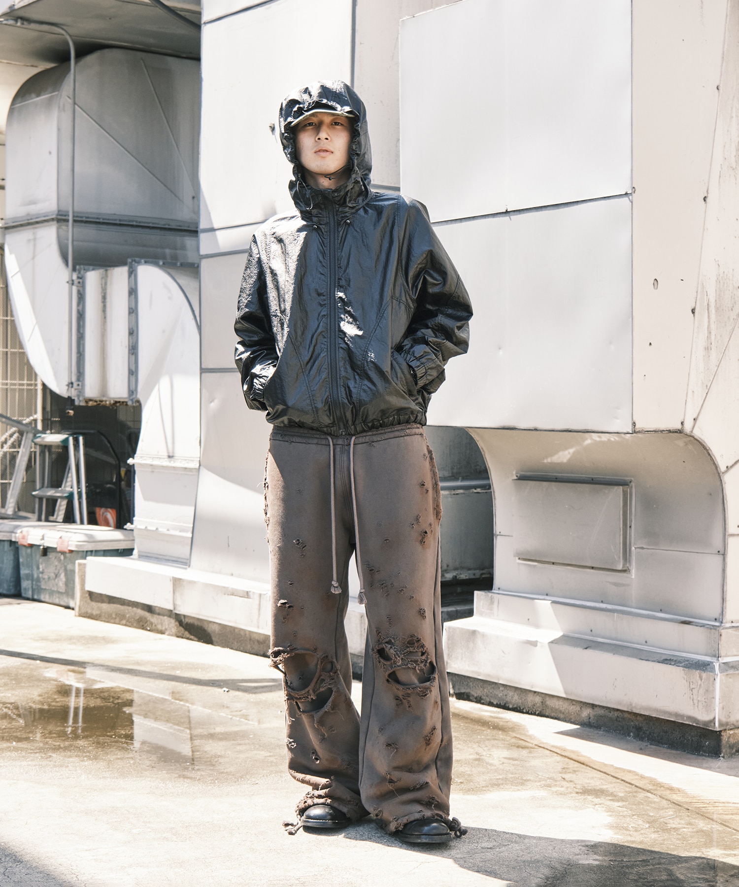 フーデッドジャケット(2 BLACK): CONZ: MENS｜CONZ ONLINE STORE