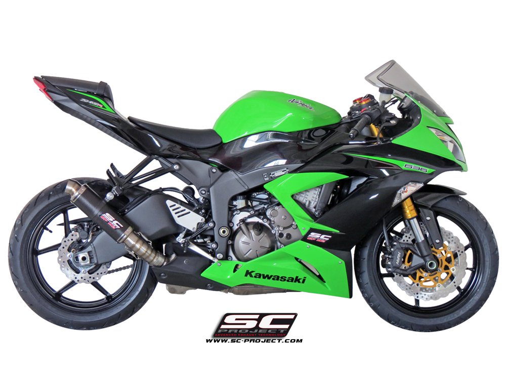 SC Project Exhaust Kawasaki Ninja ZX-6R 636 GP M2 Silencer 2013+