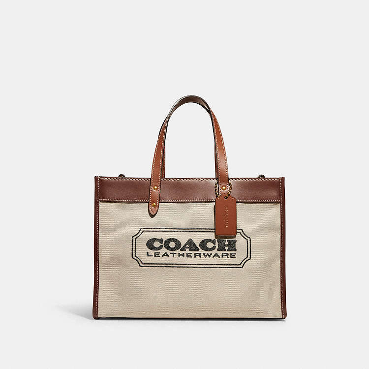 COACH® Outlet | Field Tote 30 With Coach Badge