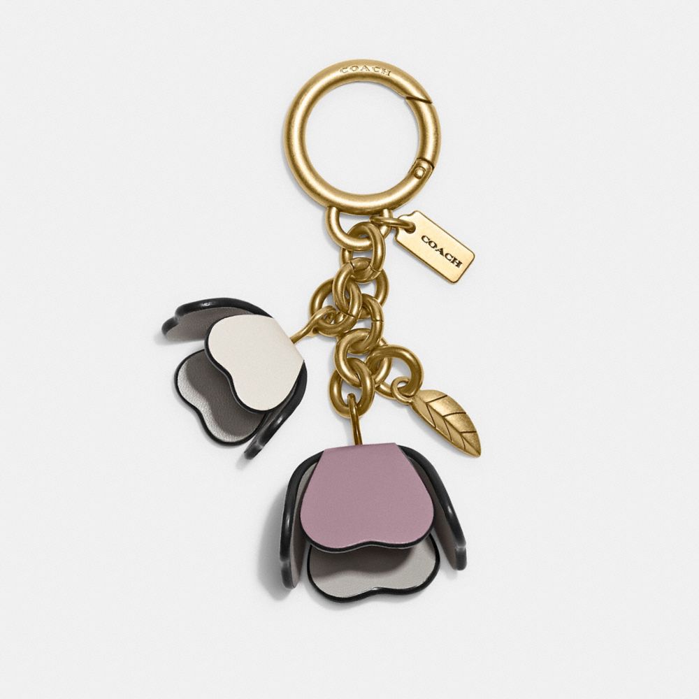 公式】COACH – コーチ | ティー ローズ バッグ チャーム カラーブロック