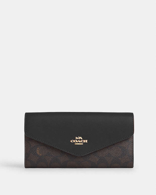 公式】コーチアウトレット | エンベロープ ウォレット・シグネチャー