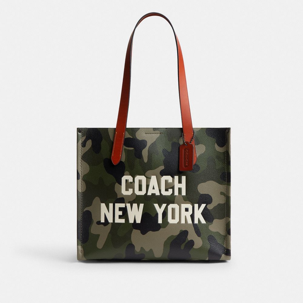 公式】COACH – コーチ | リレー トート バッグ 34・カモ プリント