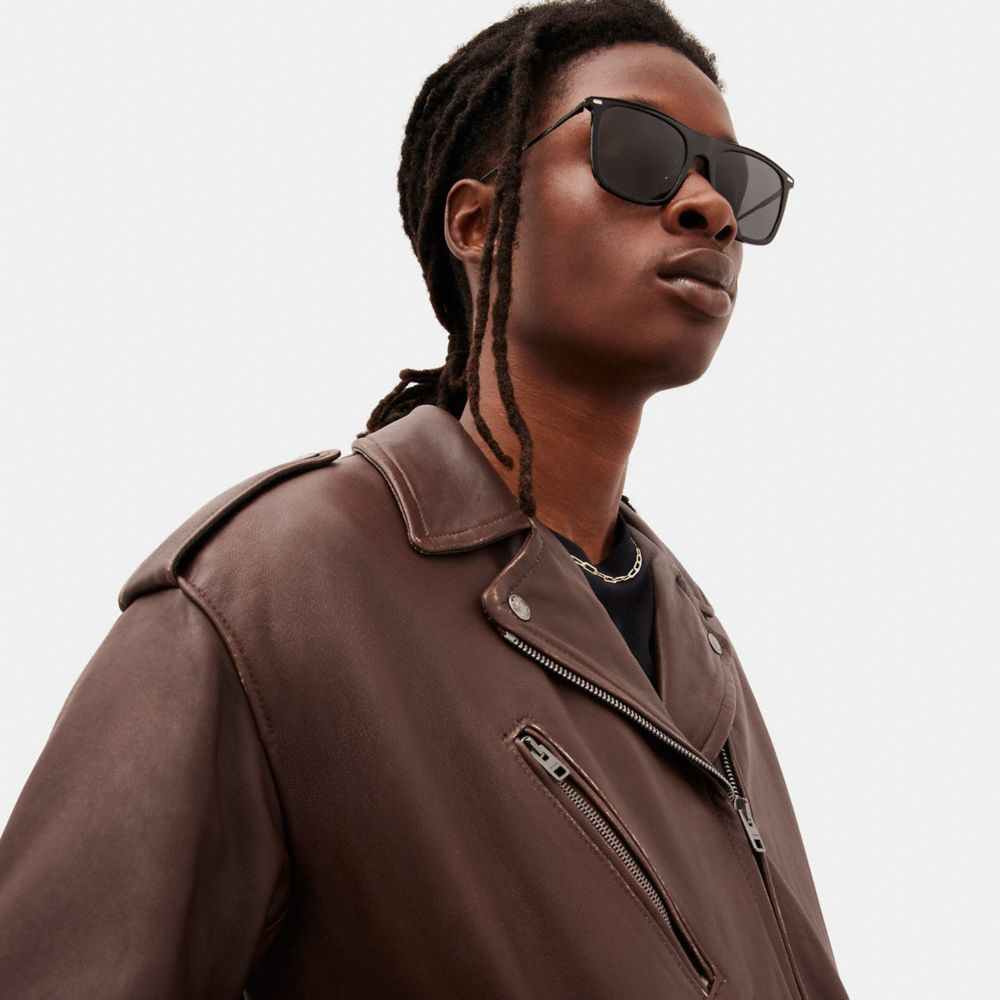 公式】COACH – コーチ | フラットトップ スクエア サングラス