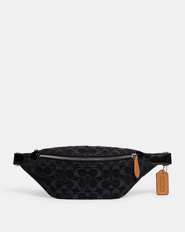 公式】COACH – コーチ | チャーター ベルト バッグ 7・シグネチャー デニム