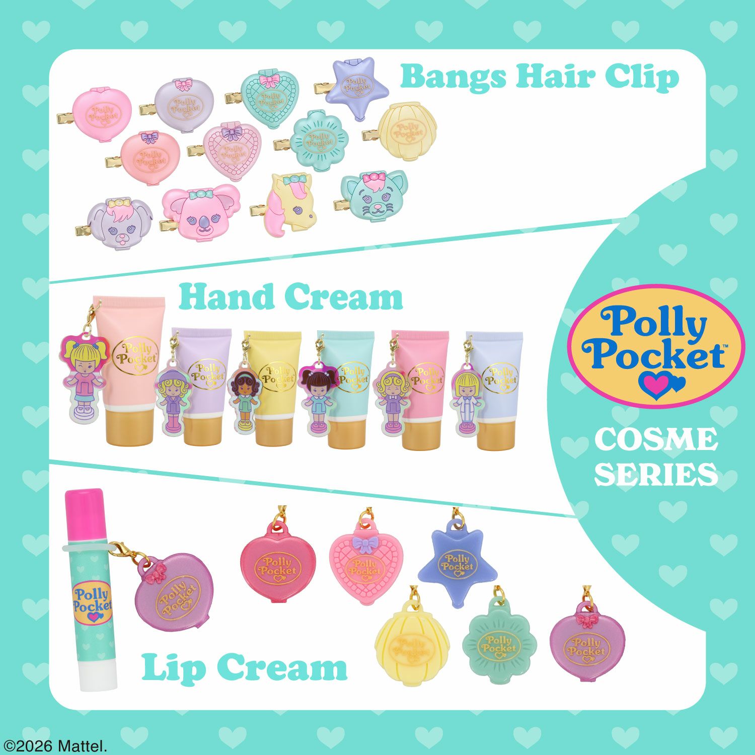 Polly Pocket シークレットチャーム付きハンドクリーム | キャラクター