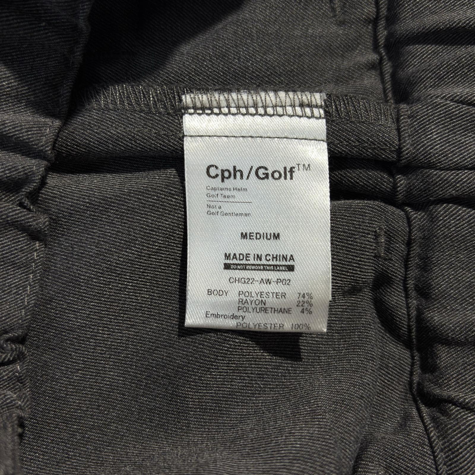 中古 メンズ パンツ M グレー Cph キャプテンズヘルムゴルフ ベルト