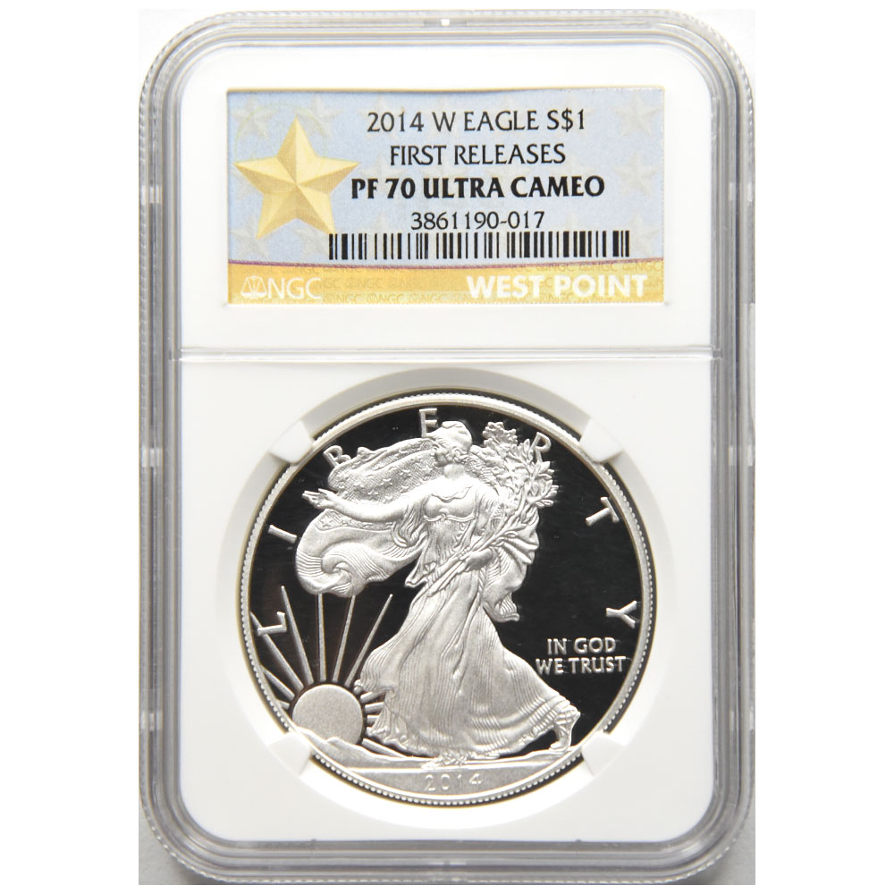 アメリカ 2014 1ドル 銀貨 NGC PF 70 ULTRA CAMEO シルバーイーグル