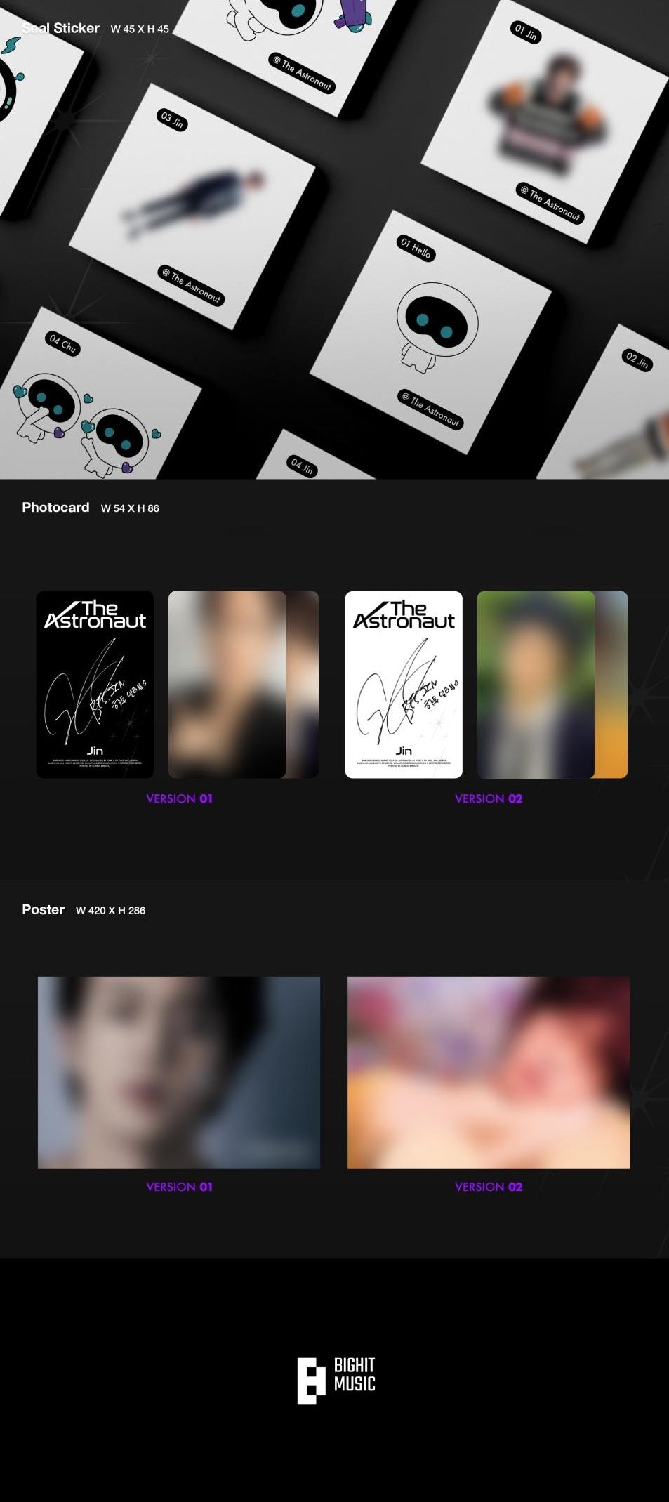 BTS JIN - THE ASTRONAUT 1ST SINGLE ALBUM STANDARD VER. | COKODIVE