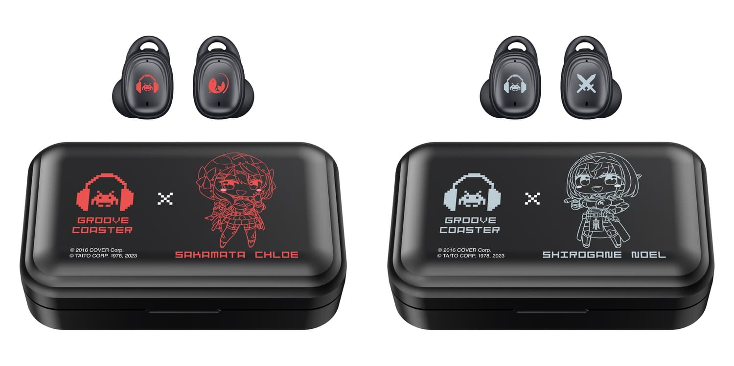 グルーヴコースター×ホロライブ コラボワイヤレスイヤホン 2月下旬発売!