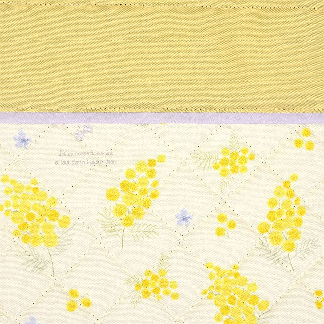 Lesson Bag Quilted (With Loop) Mimosa Fleur — COLORFUL CANDY STYLE