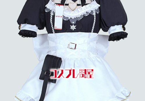 バーチャルYouTuber 葉加瀬冬雪 エプロンメイド ニーハイ付き コスプレ