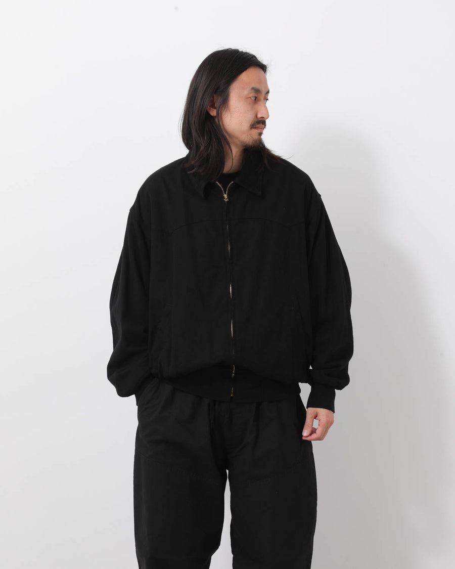 BLACK DRILL ZIP JACKET – COVERCHORD