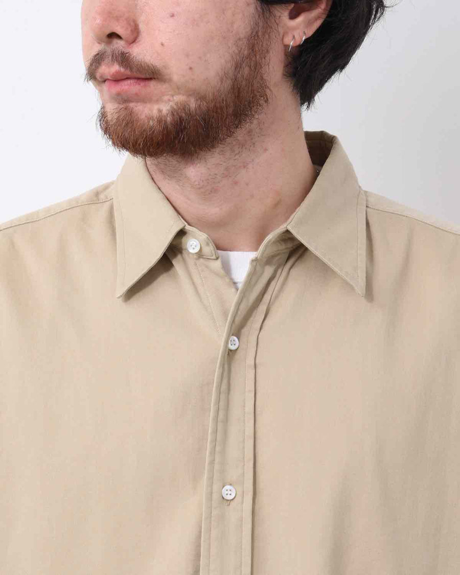 DOUBLE WEAVE TWILL REGULAR COLLAR SHIRT – COVERCHORD